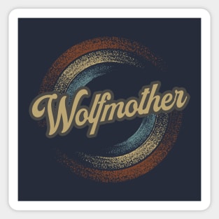 Wolfmother Circular Fade Sticker